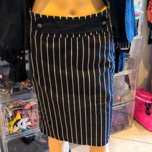 Pinstripe pin-up girl skirt XS/S